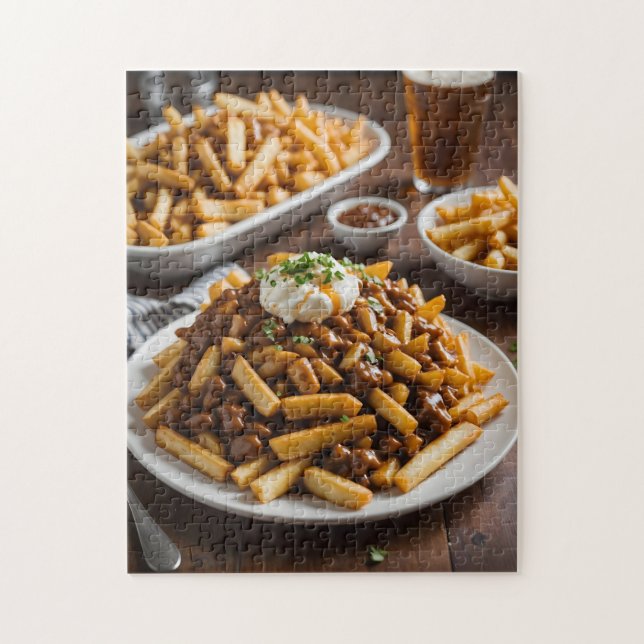 Puzzle Assiette de Poutine (Vertical)