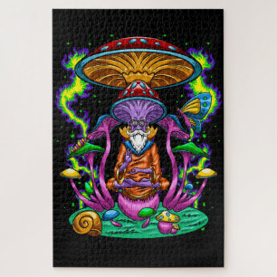 Puzzle Assistant Trippy Pyschedelic Mushroom