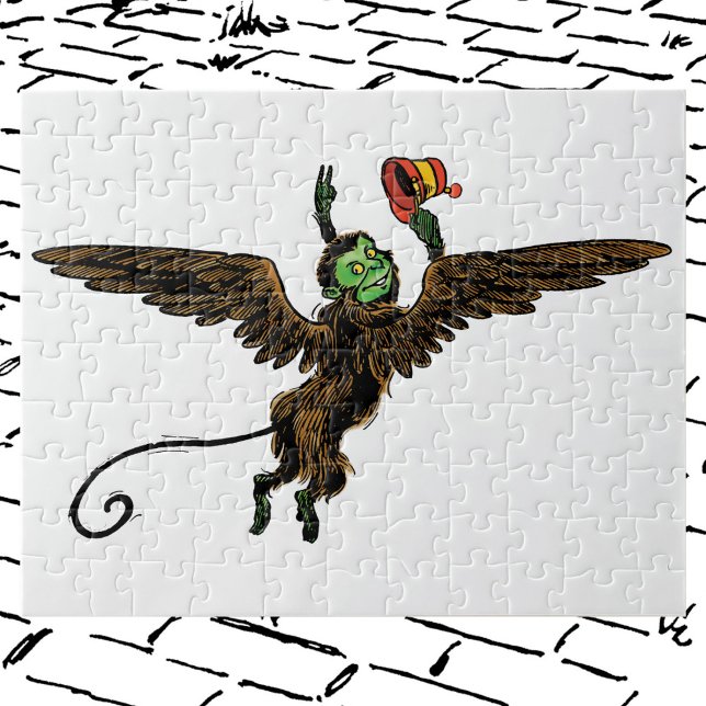 Puzzle Assistant vintage d'Oz, Singe volant maléfique (Créateur téléchargé)