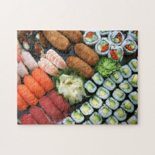 Puzzle Assortiment de sushis japonais favoris