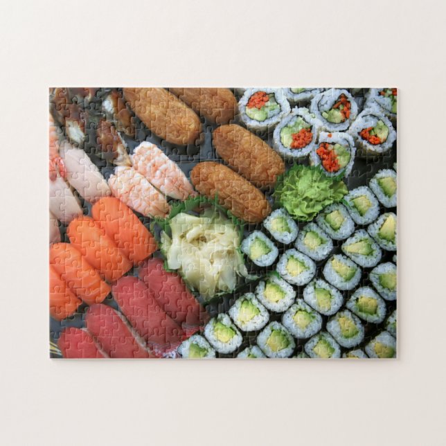 Puzzle Assortiment de sushis japonais favoris (Horizontal)