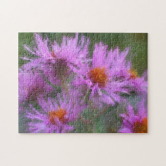 Puzzle Asters roses sauvages