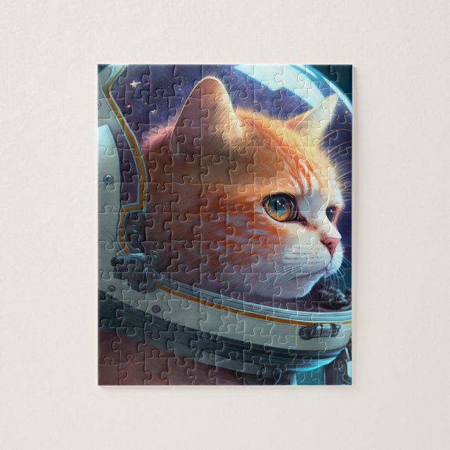 Puzzle Astronaut de chat (Vertical)