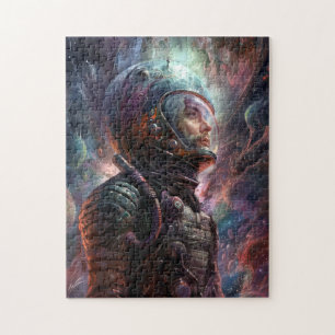 Puzzle Astronaut Science-Fiction Art