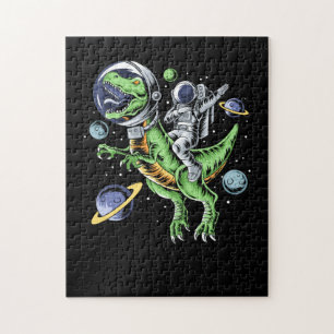 Puzzle Astronaute - T-Rex Dinosaur Astro T-Rex Space