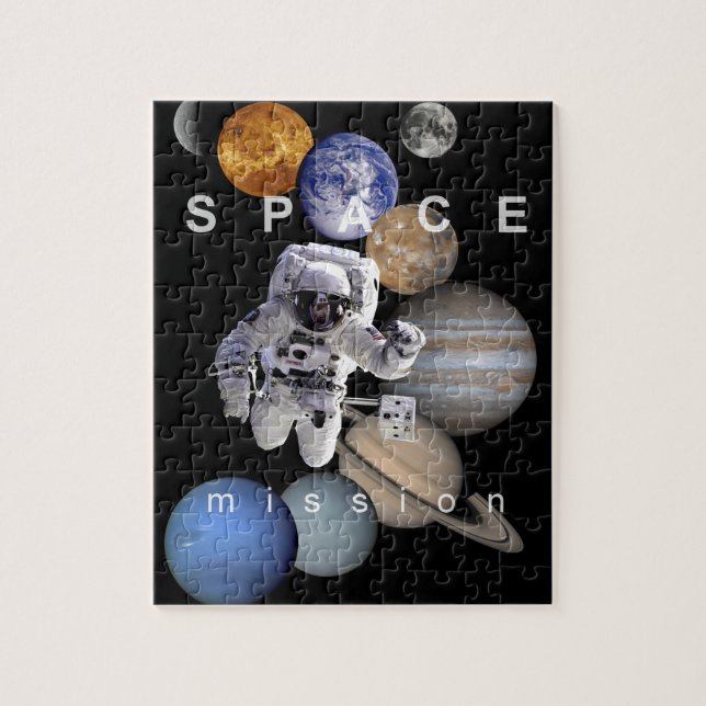 Puzzle astronef mission solar system planar (Vertical)