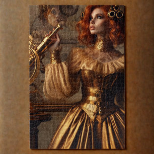 Puzzle Astronome d'or Steampunk Victorian Vintage