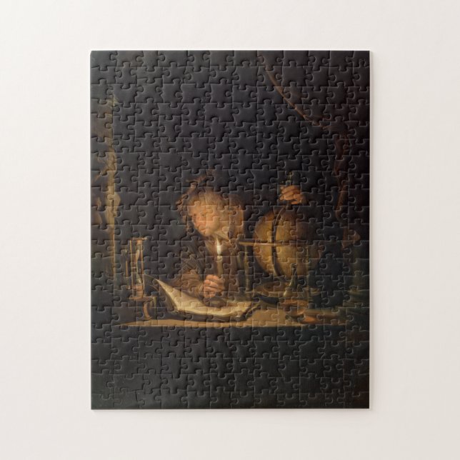 Puzzle Astronome par lumière des bougies (Vertical)