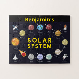 Puzzle Astronomie pour enfants Système solaire Astronaut