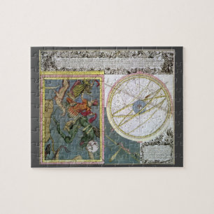 Puzzle Astronomie vintage, chemin de la comète par Mattha