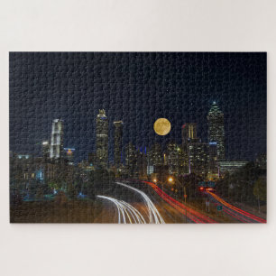 Puzzle Atlanta, Georgia Nightime Skyline