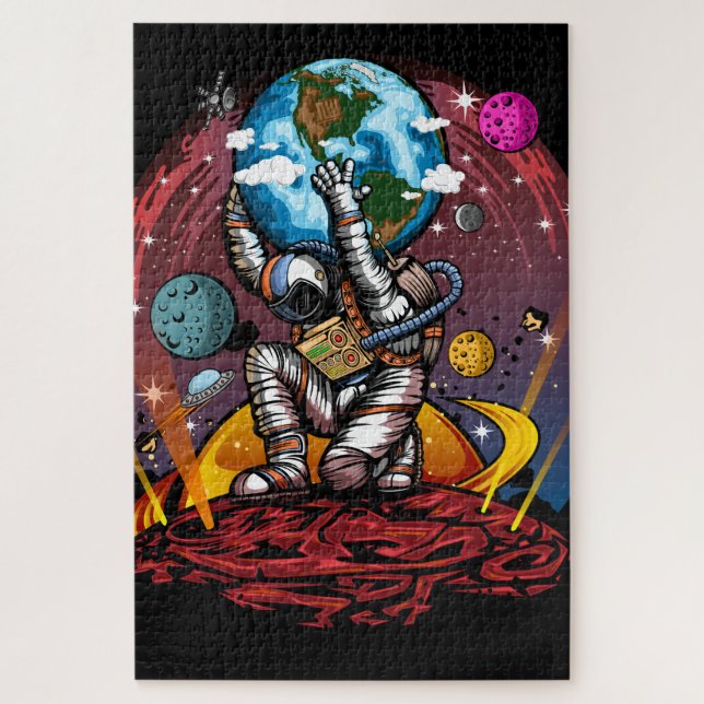 Puzzle Atlas Space Man (Vertical)