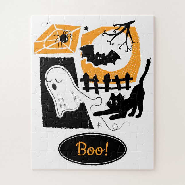 Puzzle Attention au chat ! (Vertical)
