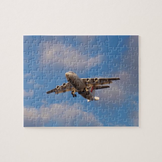 Puzzle Atterrissage d'un jet Avro RJ85 (Horizontal)