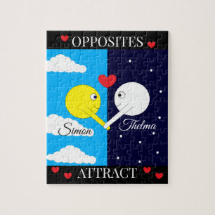 Puzzle Attrait opposé : Soleil et Lune en amour