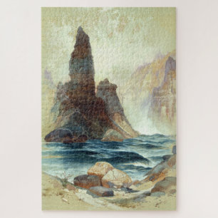 Puzzle Au-dessus de Tower Falls, Moran, 1872