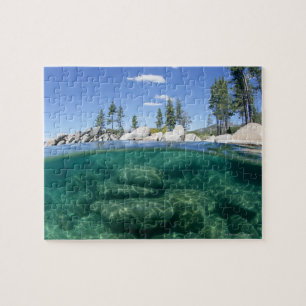 Puzzle Au-dessus et au-dessous du lac Tahoe