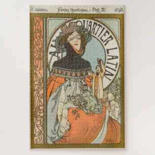 Puzzle Au Quartier Latin par Alphonse Mucha