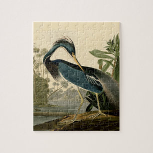 Puzzle Audubon Louisiana Heron Birds America Art