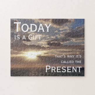 Puzzle Aujourd'hui est un paysage de plage cadeau