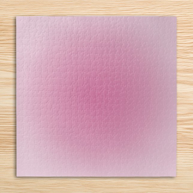 Puzzle Aura Ombre Rose Pâle (Pale Pink Aura Ombre Jigsaw Puzzle)