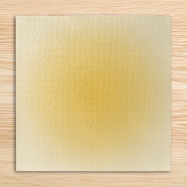 Puzzle Aura Ombrée Or Pâle (Pale Gold Aura Ombre Jigsaw Puzzle)