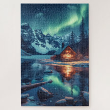 Aurora Borealis Nordic Night Nature Paysage