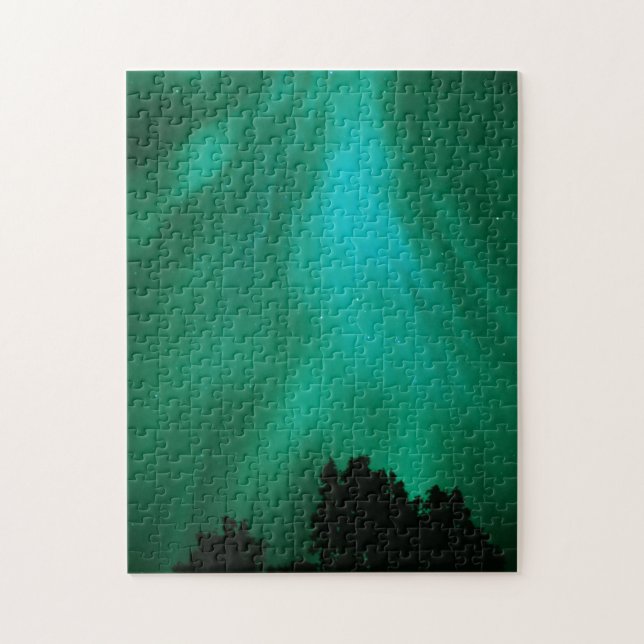 Puzzle Aurora Borealis Nuit | Ontario, Canada (Vertical)