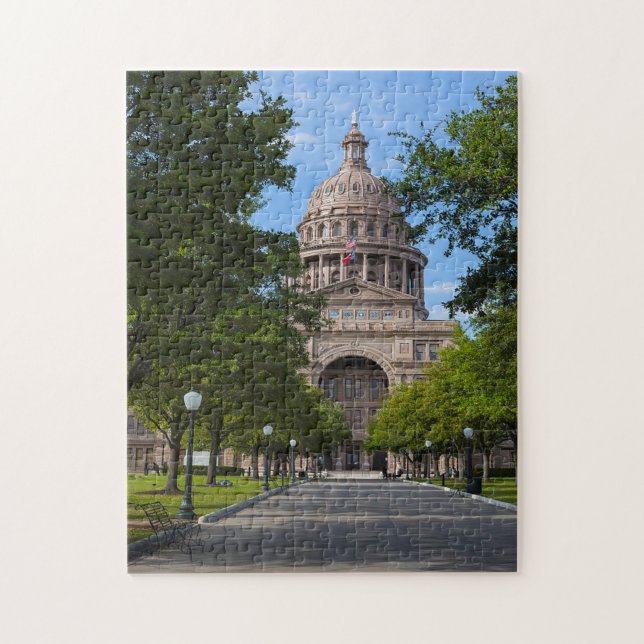 Puzzle Austin Texas. (Vertical)