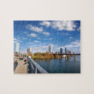 Puzzle Austin Texas Downtown Lady Bird Lake Trail Bridge