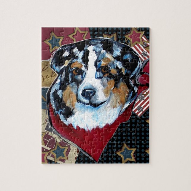 PUZZLE AUSTRALIAN SHEPHERD (Vertical)