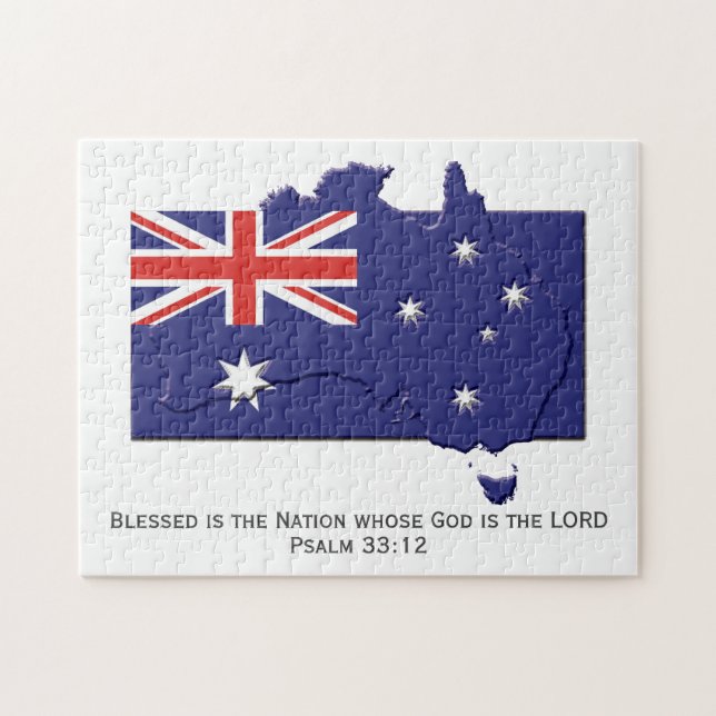 Puzzle AUSTRALIE | Blessed Nation | DRAPEAU AUSTRALIEN (Horizontal)