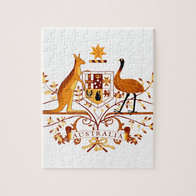 Puzzle Australie COA Brun (Vertical)