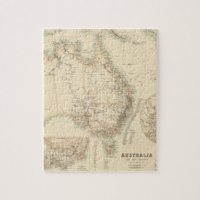 Puzzle Australie et Nouvelle-Zélande (Vertical)