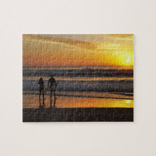 Puzzle Australie, Queensland, Gold Coast, Surfeurs à