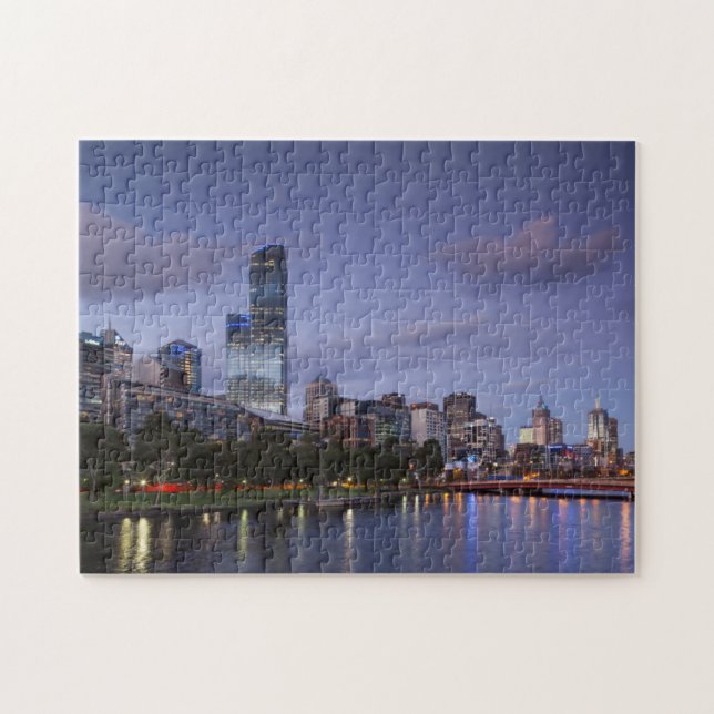 Puzzle Australie, Victoria, Melbourne, ciel avec 2 (Horizontal)