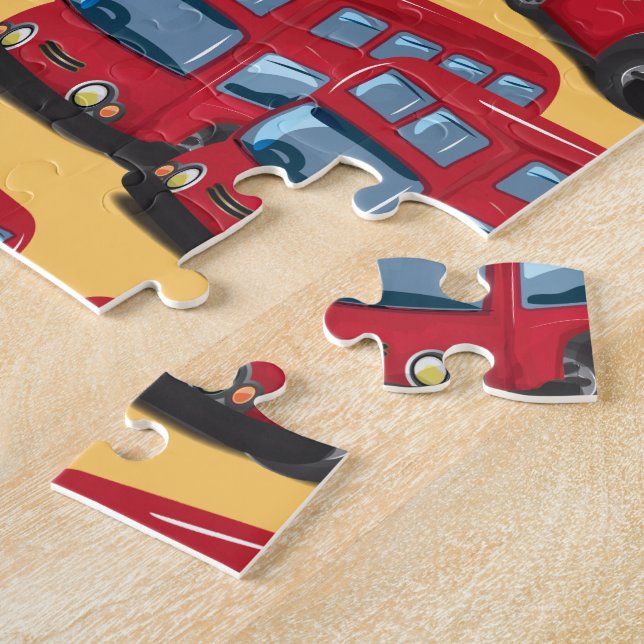 Puzzle Autobus de Londres (Côté)