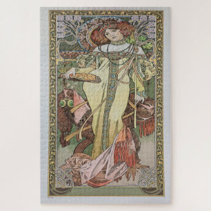 Puzzle Automne 1900 : Un Art Nouveau de Mucha