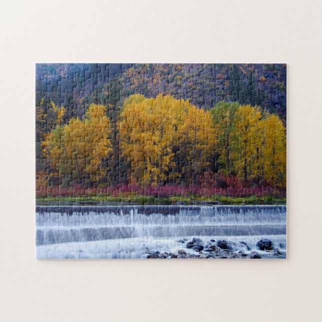 Puzzle Automne au barrage de Wenatchee (Horizontal)