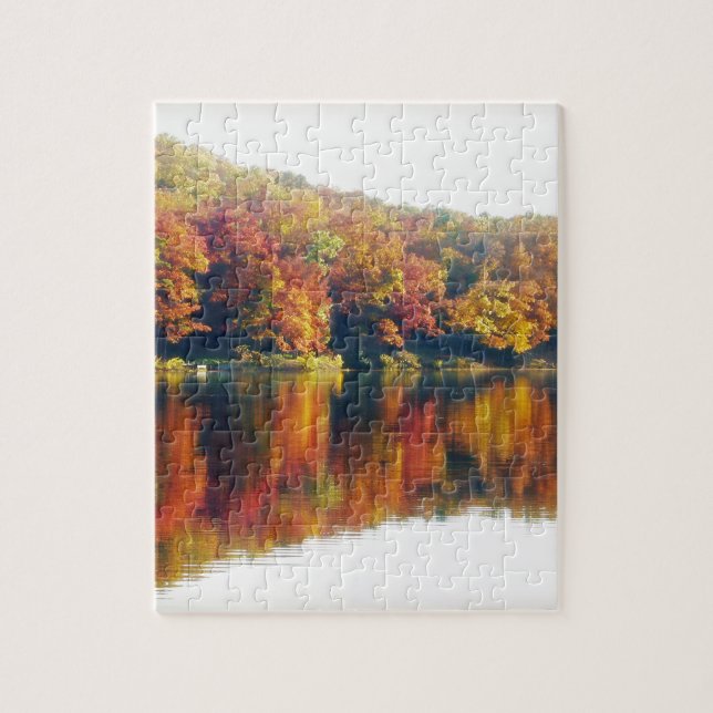 Puzzle Automne au lac (Vertical)