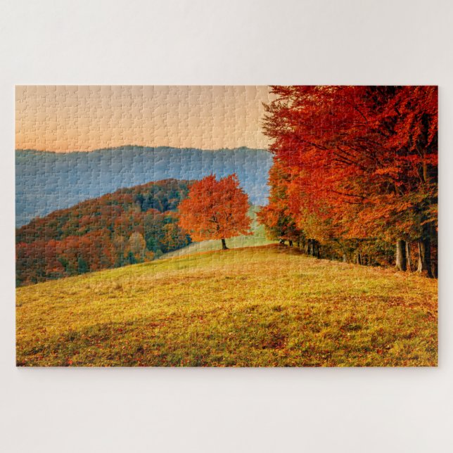Puzzle Automne Coloré Arbre d'automne paysage (Horizontal)