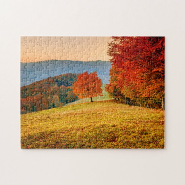 Puzzle Automne Coloré Arbre d'automne paysage (Horizontal)