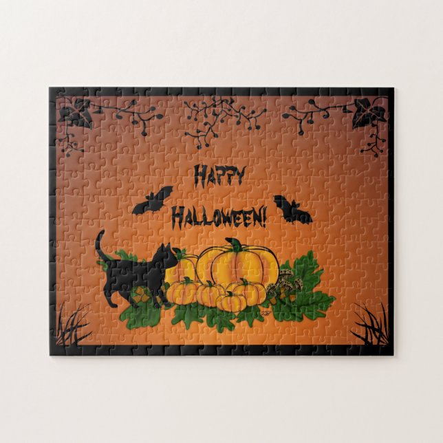 Puzzle Automne, Joyeux Halloween ! (Horizontal)