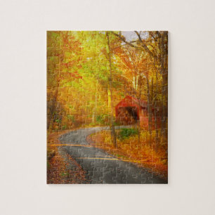 Puzzle Automne - juste après la courbure