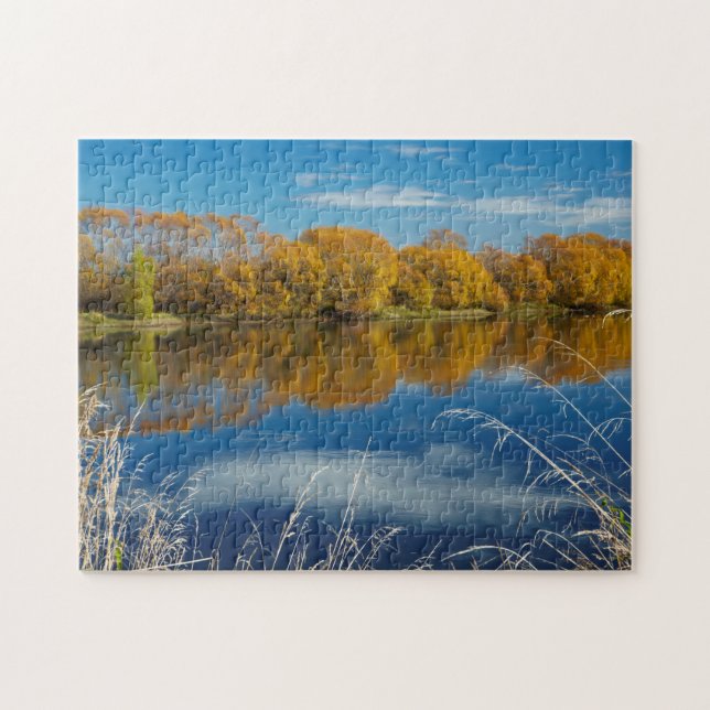 Puzzle Automne le long de la rivière Clutha (Horizontal)