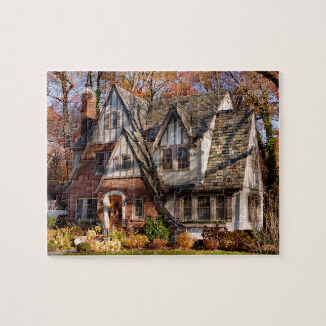 Puzzle Automne - Maison de gnome (Horizontal)