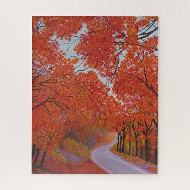 Puzzle Automne Maple Daejeon Corée (Vertical)