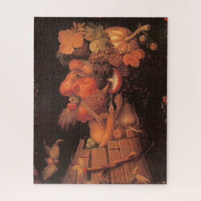 Puzzle Automne, Peinture Allégorique, (Vertical)