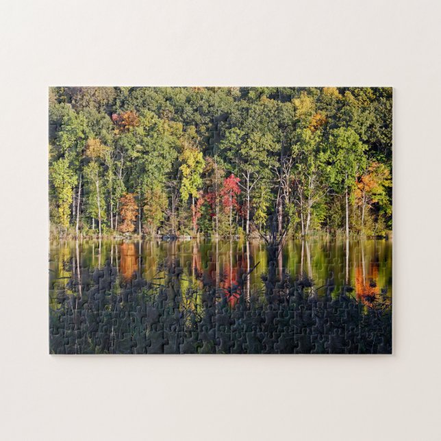 Puzzle Automne Sur Beardsley Pond (Horizontal)
