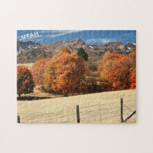 Puzzle Automne Utah, montagnes de Wasatch
